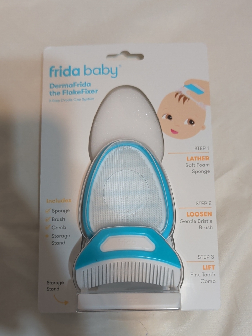 Frida Baby DermaFrida FlakeFixer Cradle Cap Kit — Blue